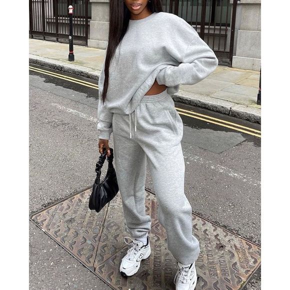 Fruit of the Loom Pants - 🔴women’s  grey sweatpants set size M